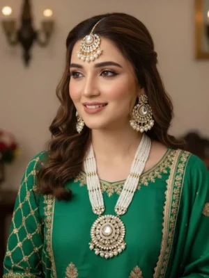 Aritficilal Kundan bridal set