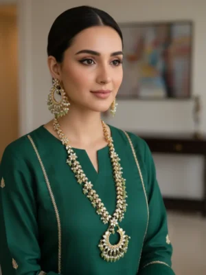 Sunahri Wear I Online Kundan Artificial Jewelry Wholesale Shopping Sunahri Wear Signature Kundan Necklace